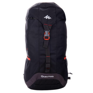 Mochila de trilha Arpenaz 30L Quechua – BACKPACK NH100 30L DARK/ GREY/ ORANGE