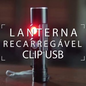 Lanterna Tática Recarregável Clip USB – Guepardo