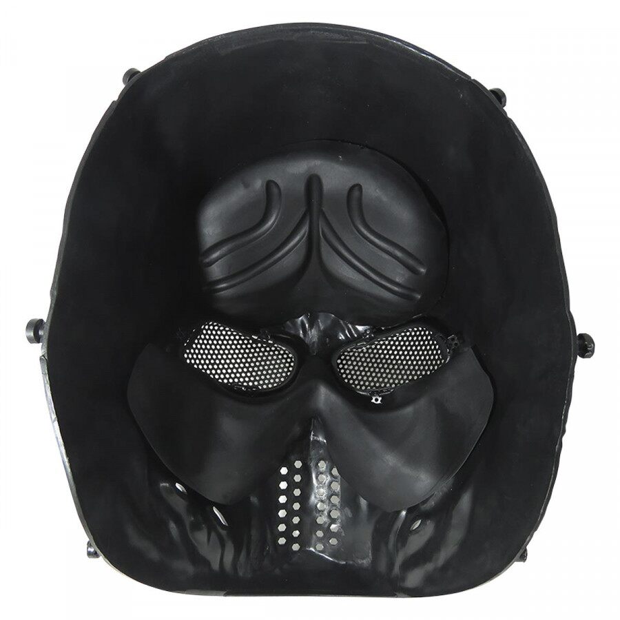 Máscara Proteção Airsoft Tático Full Face Skull Lente Metal Telado NTK -  PraMil Artigos Militares