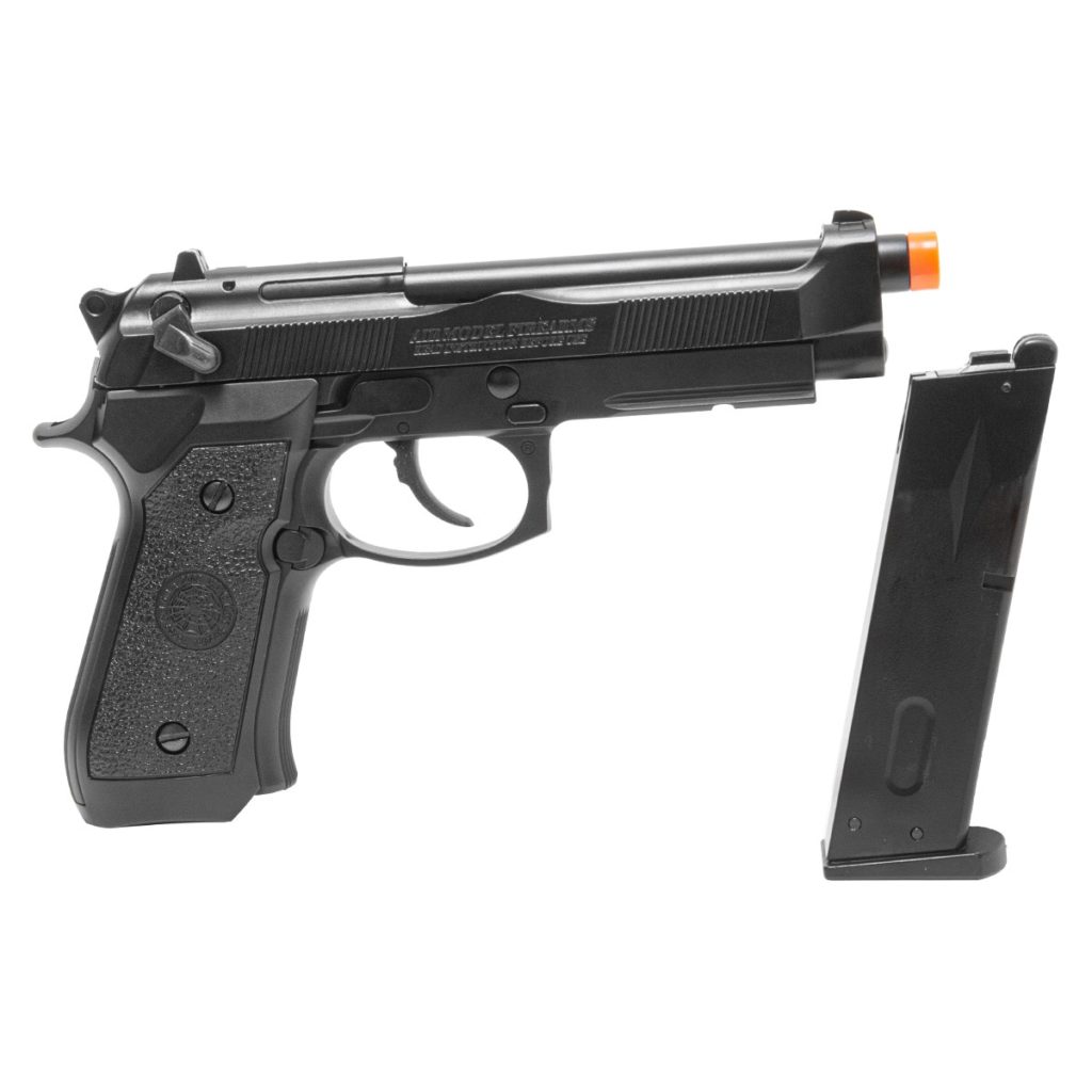 Pistola Airsoft GBB PT92 HG190 Full Auto HFC Arsenal das Trilhas