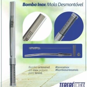 Bomba Inox Mola Desmontável