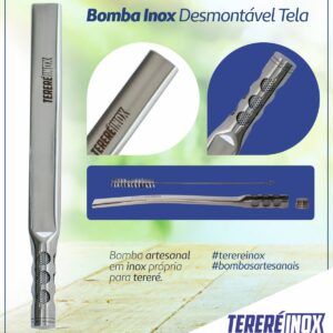 Bomba Inox Desmontável Mola Interna